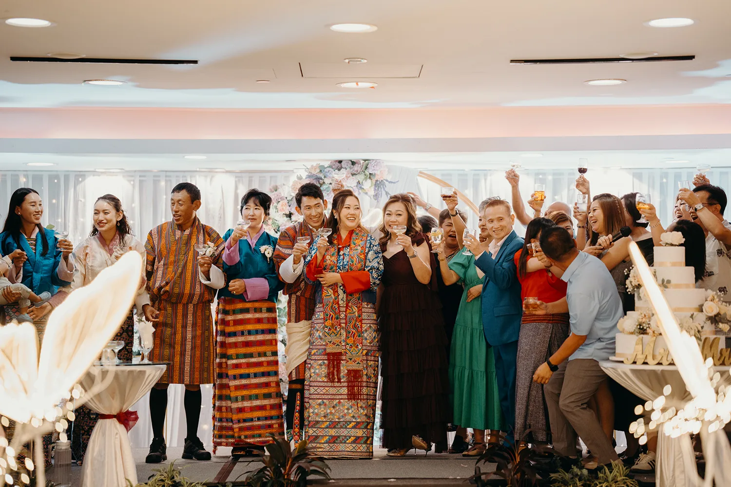 Actual day wedding at Orchid Country Club, Singapore.