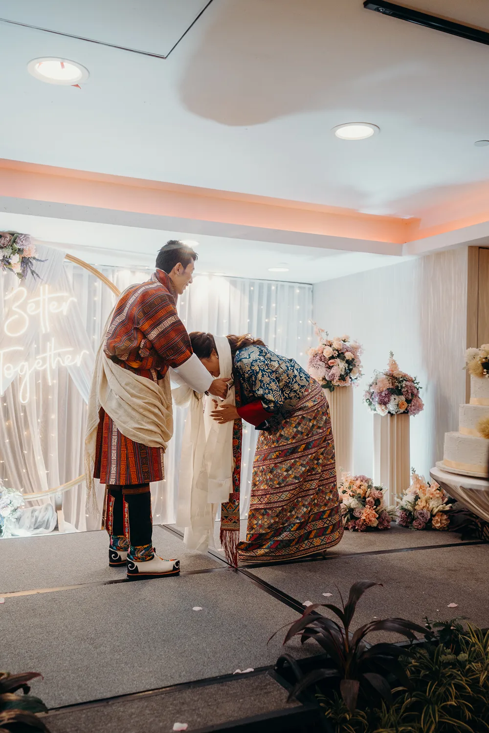 Actual day wedding at Orchid Country Club, Singapore.