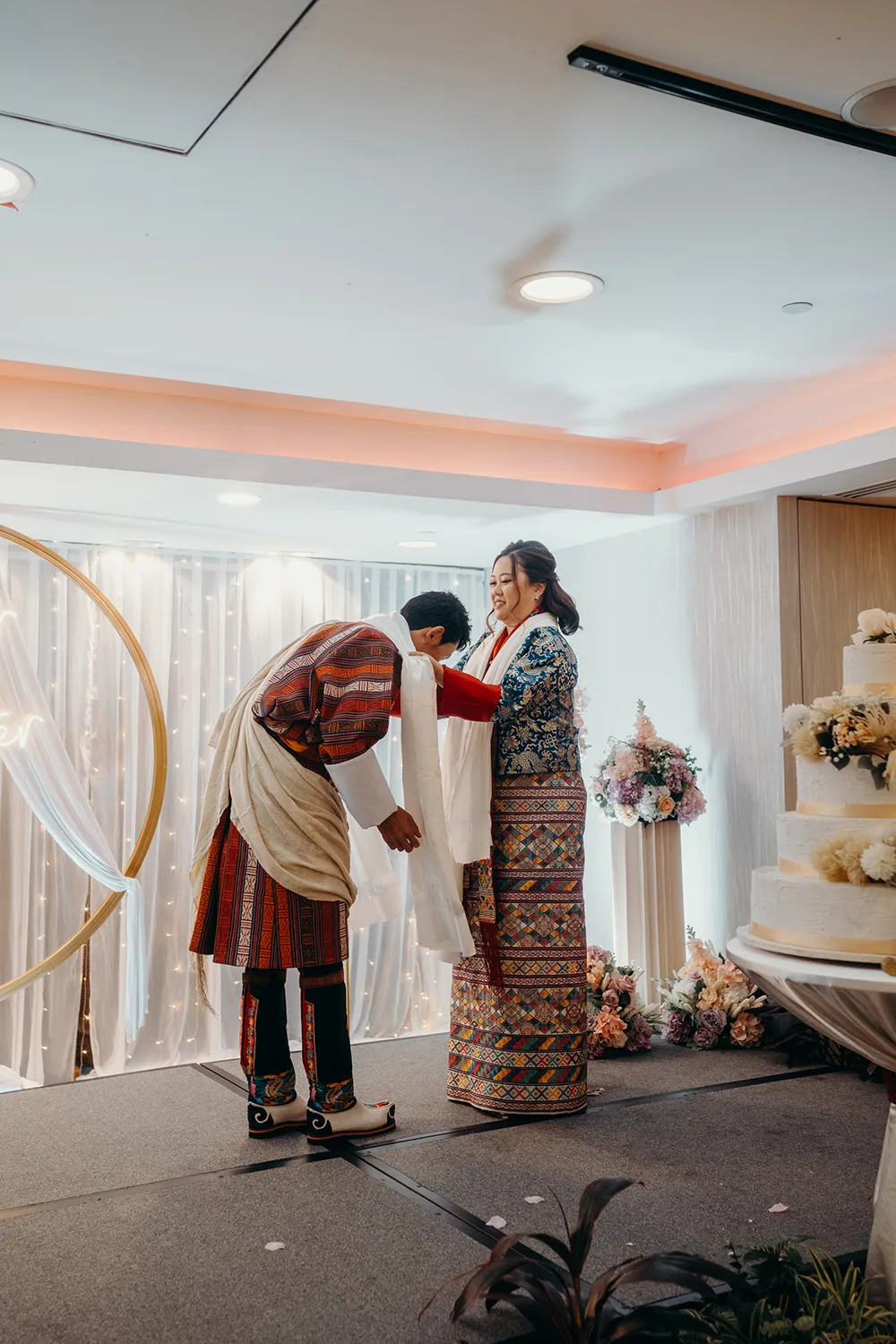Actual day wedding at Orchid Country Club, Singapore.