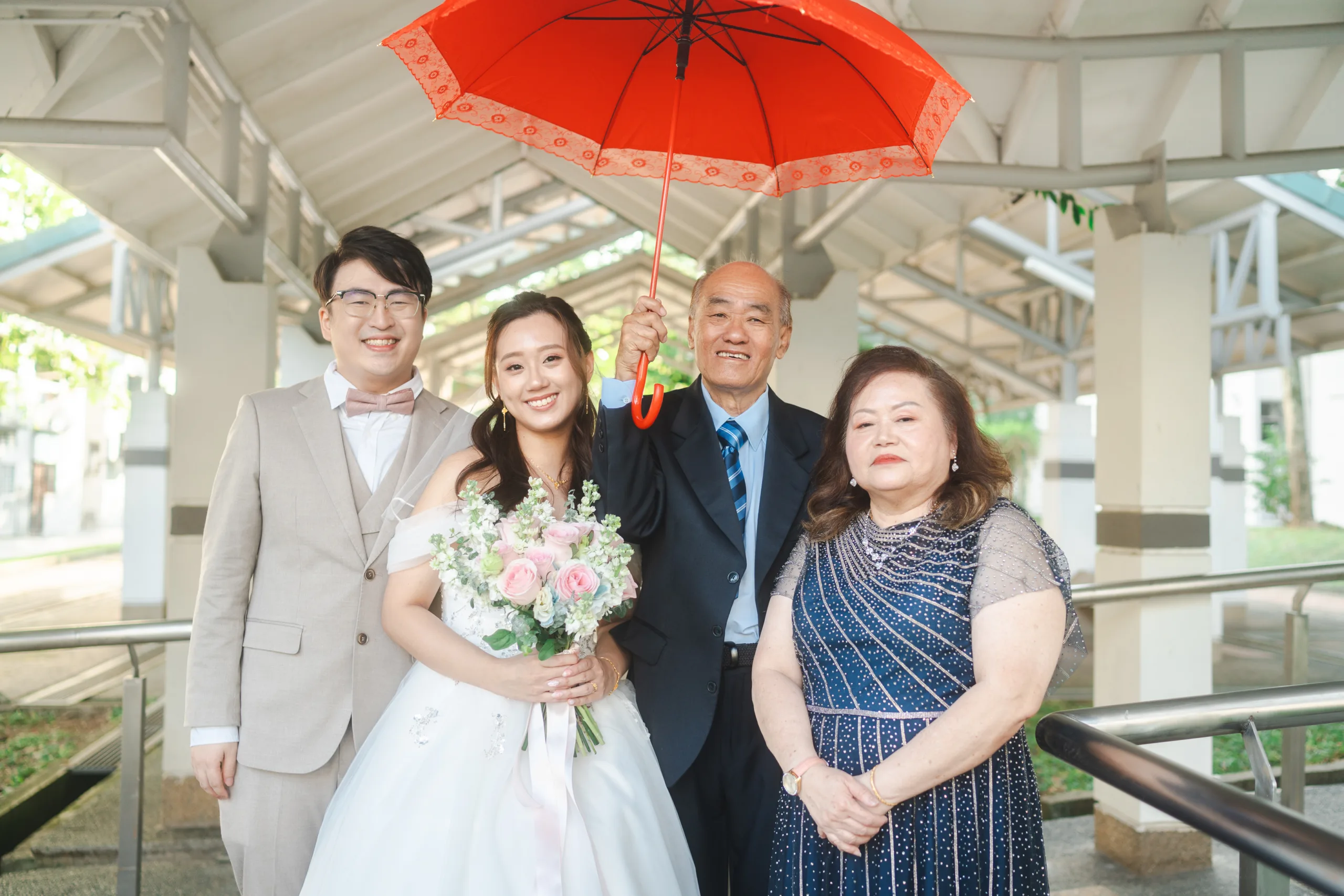 Actual day wedding at Voco Orchard, Singapore.