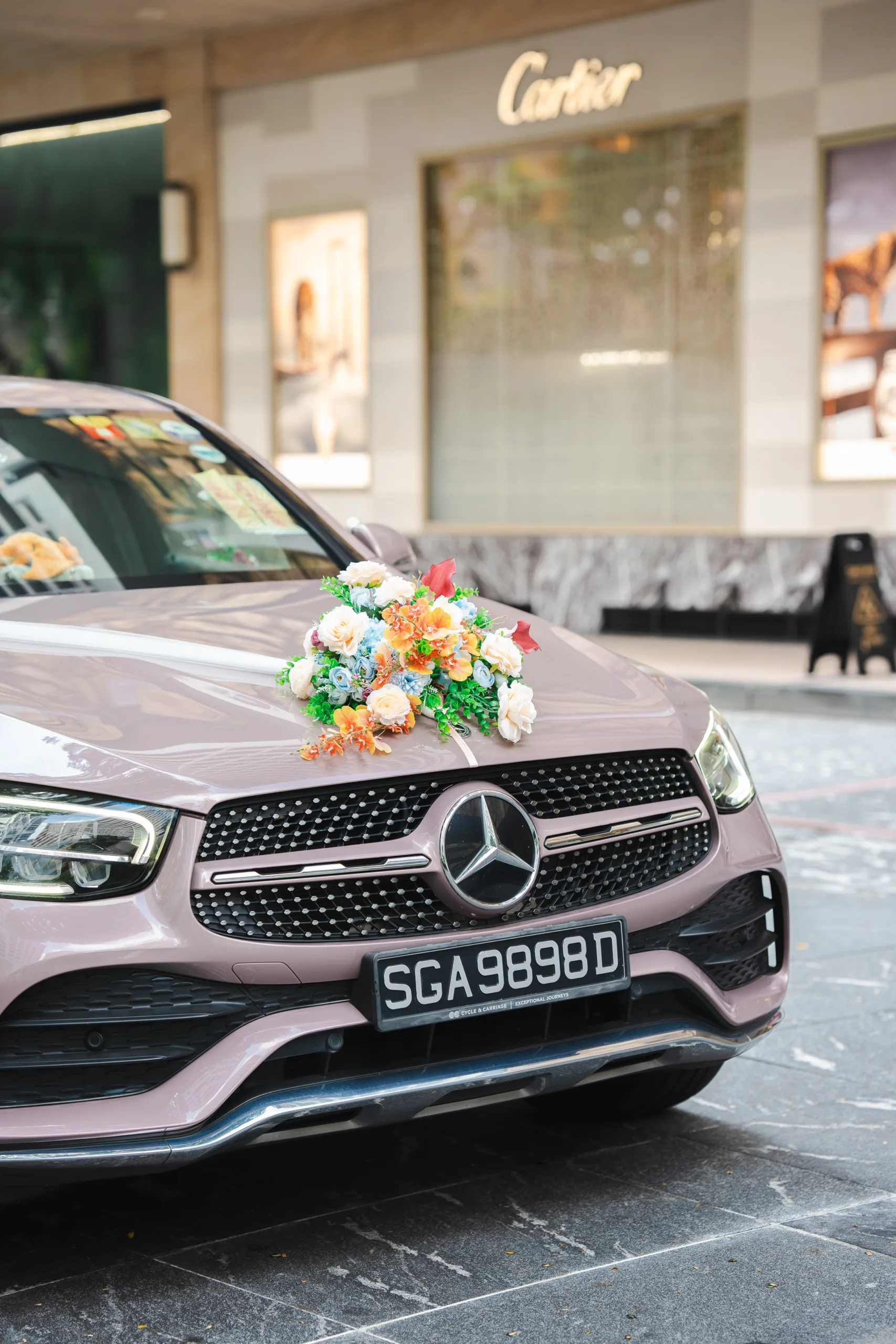 Actual day wedding at Voco Orchard, Singapore.