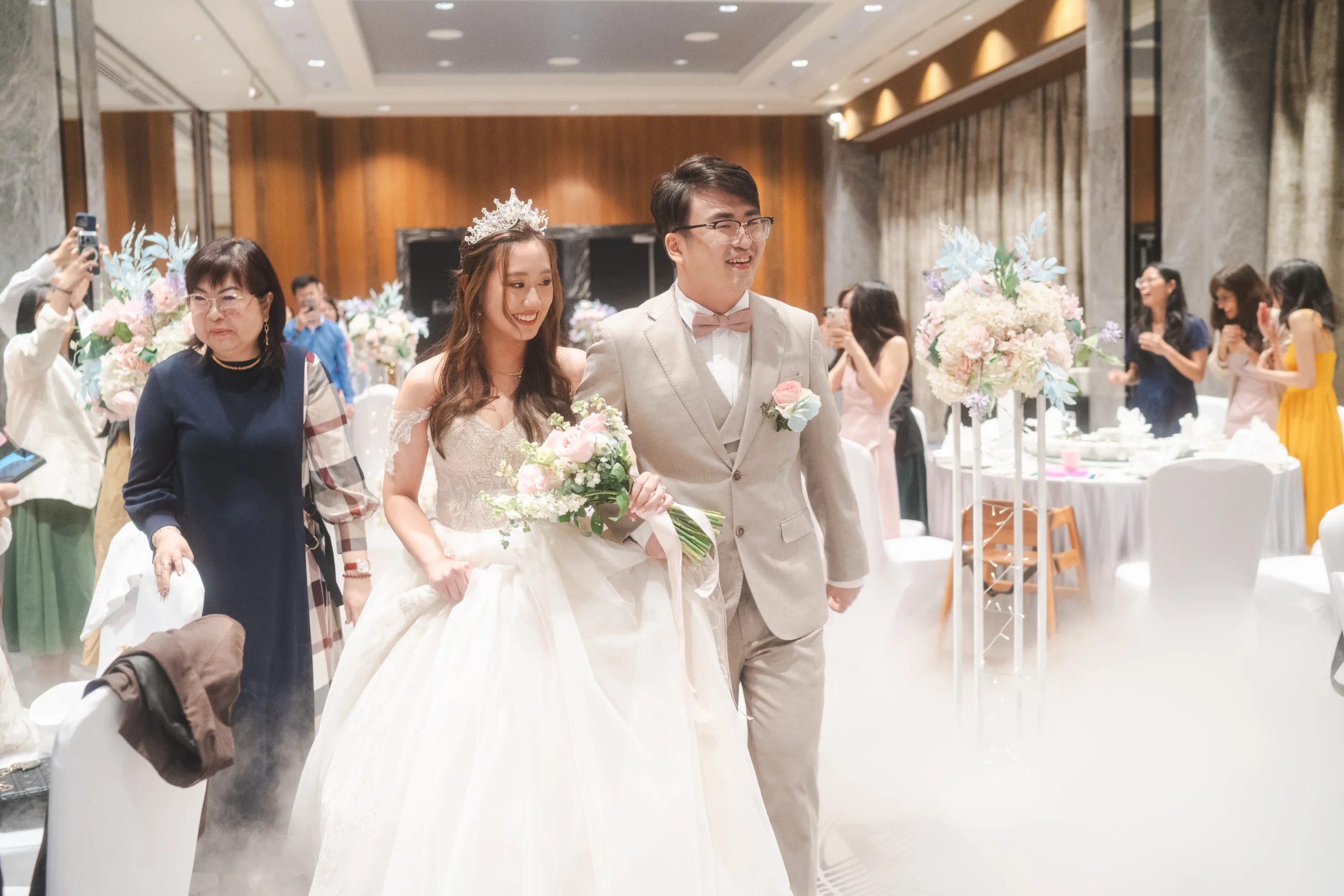 Actual day wedding at Voco Orchard, Singapore.