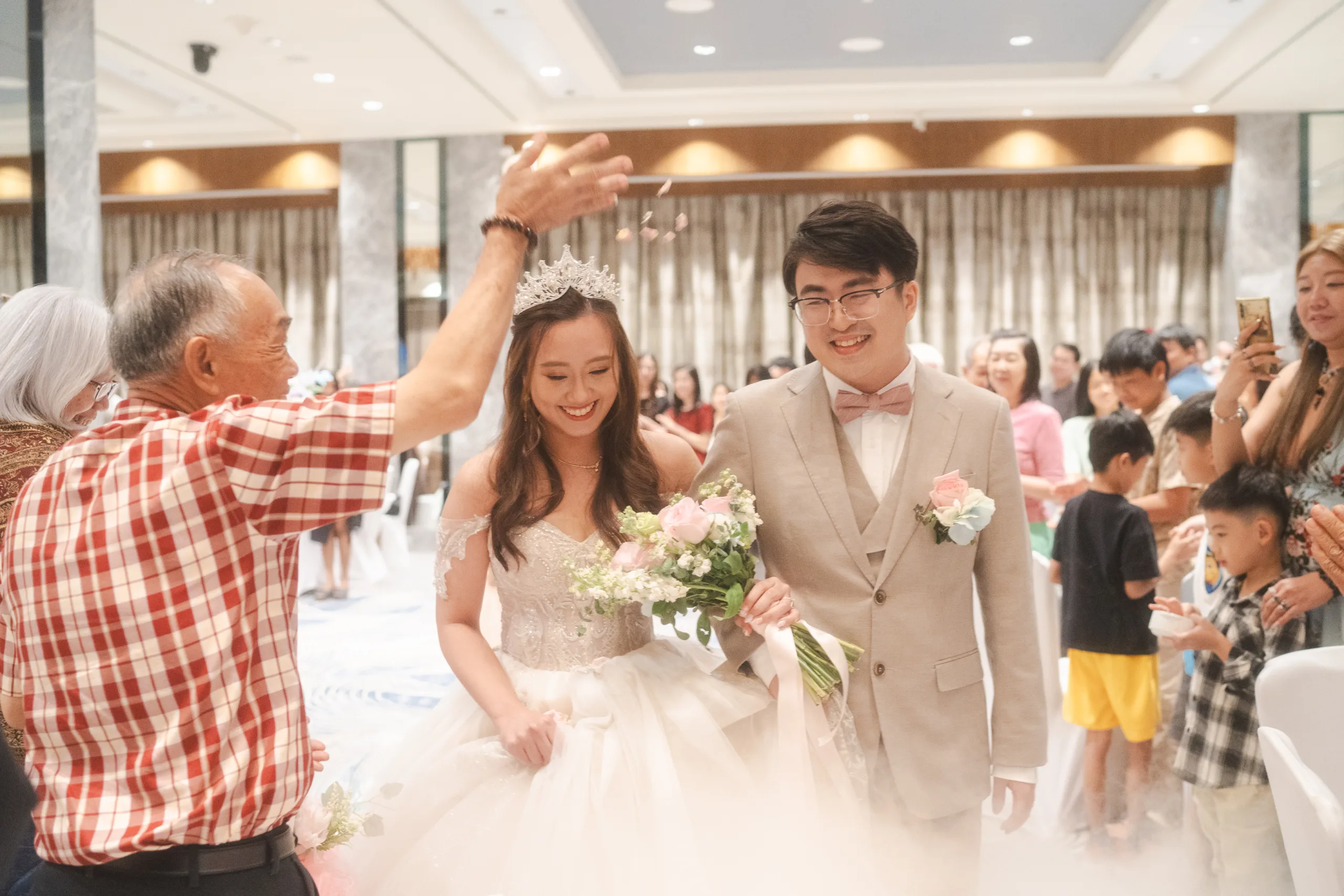 Actual day wedding at Voco Orchard, Singapore.