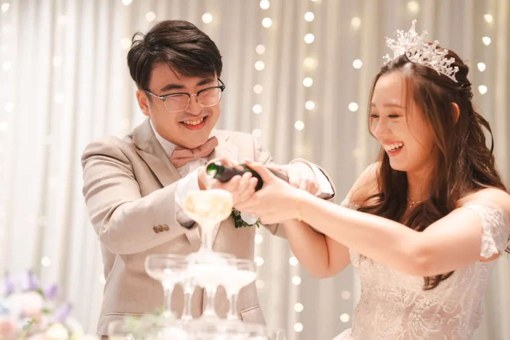 Actual day wedding at Voco Orchard, Singapore.