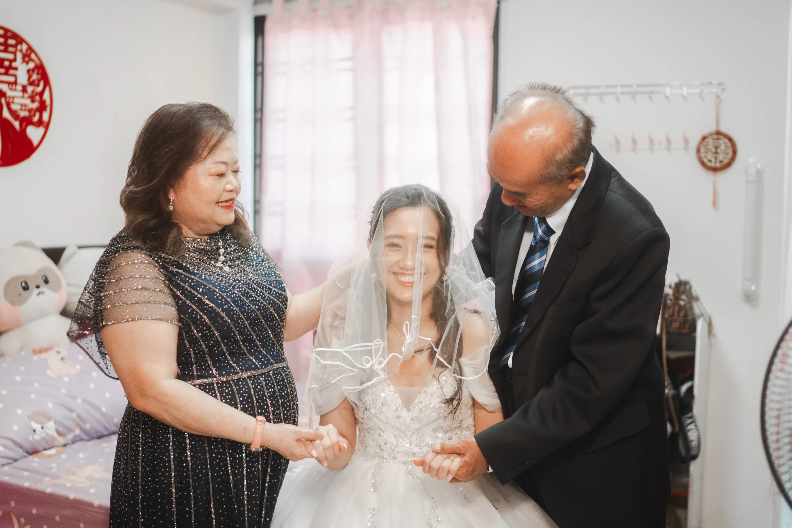 Actual day wedding at Voco Orchard, Singapore.