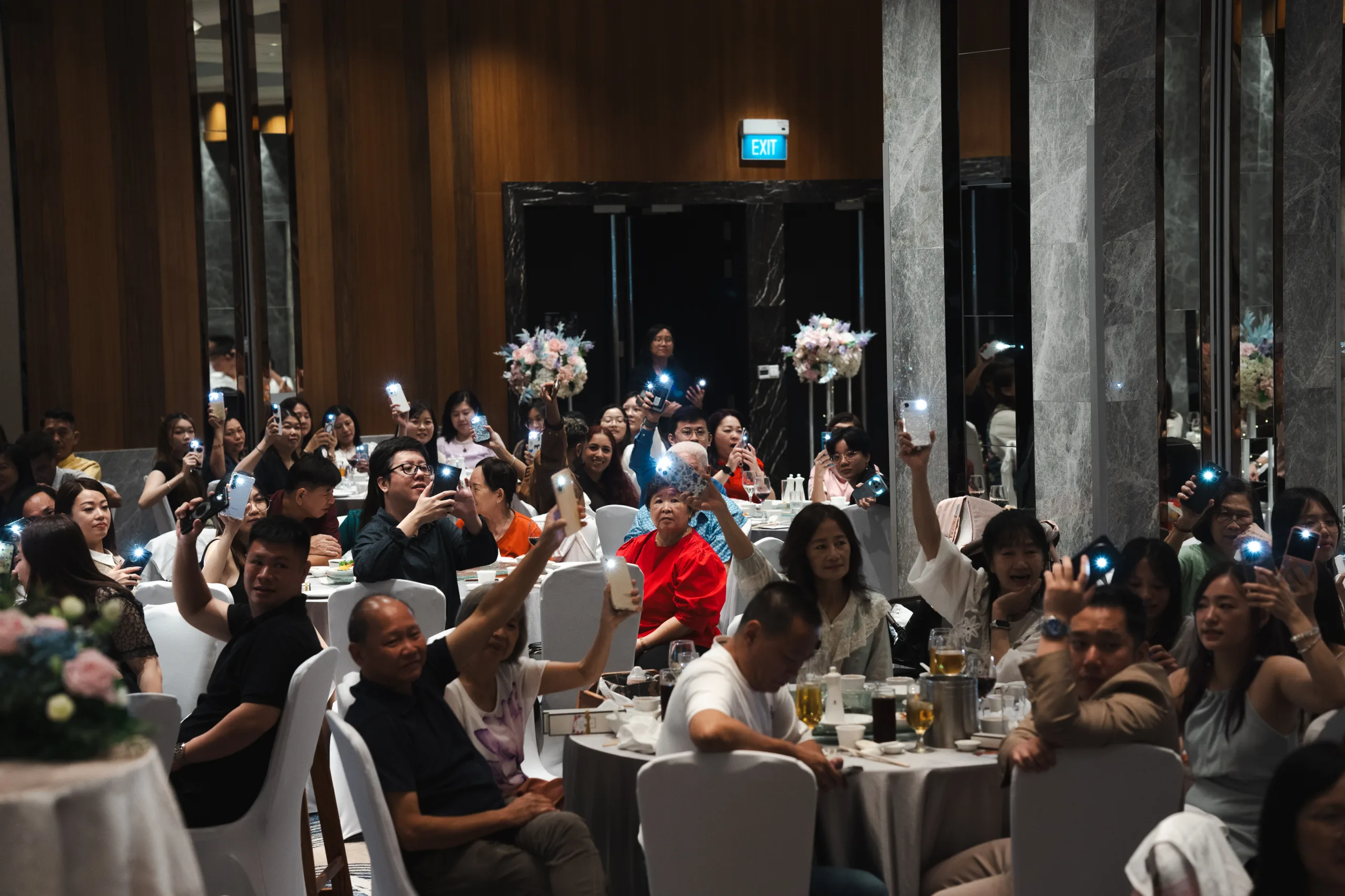 Actual day wedding at Voco Orchard, Singapore.