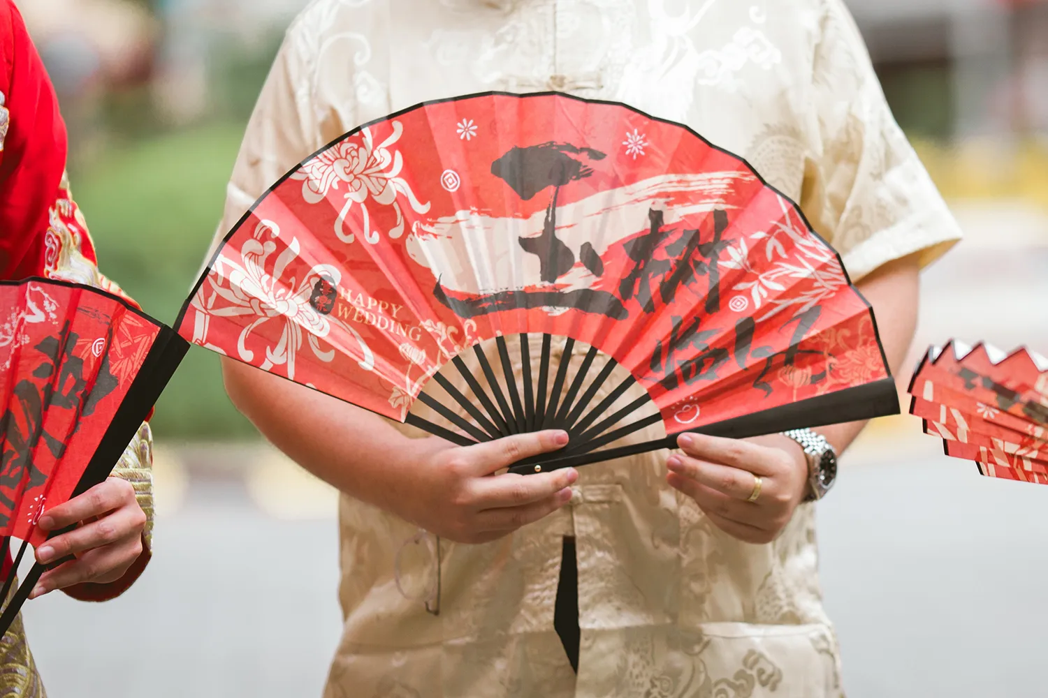 Actual day wedding at Parkroyal on Beach Road, Singapore.