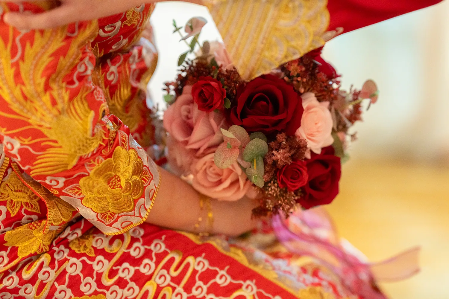 Actual day wedding at Parkroyal on Beach Road, Singapore.