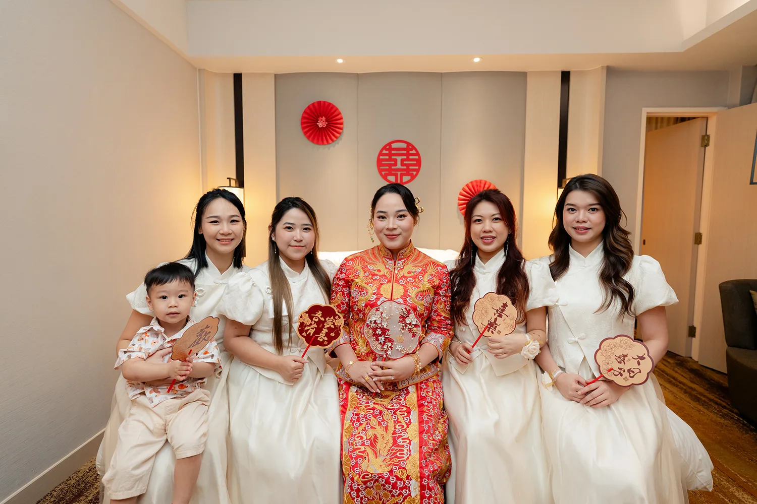 Actual day wedding at Parkroyal on Beach Road, Singapore.