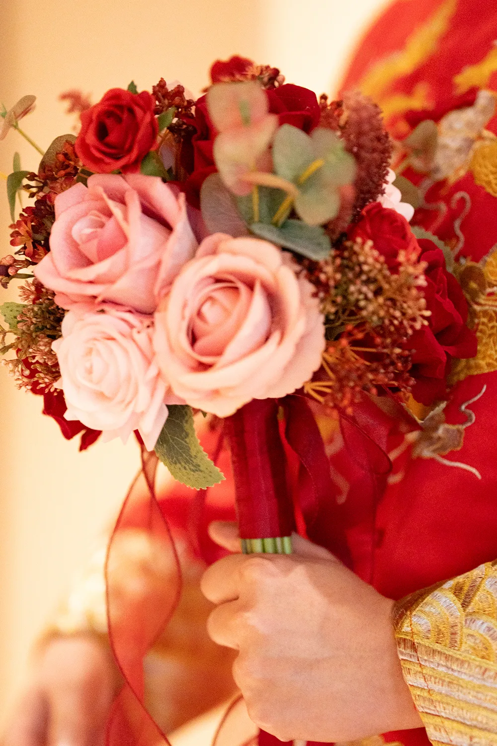 Actual day wedding at Parkroyal on Beach Road, Singapore.