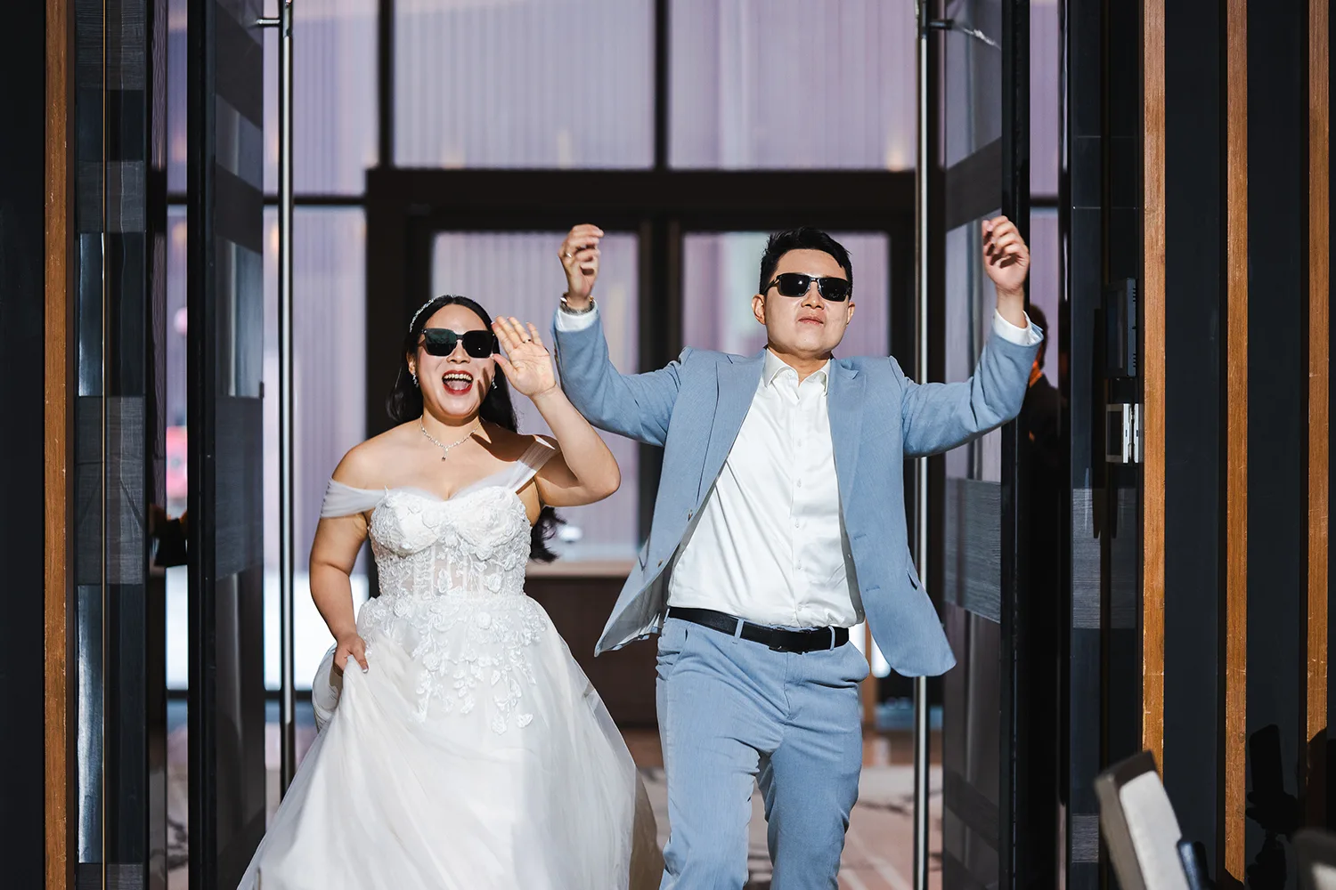 Actual day wedding at Parkroyal on Beach Road, Singapore.