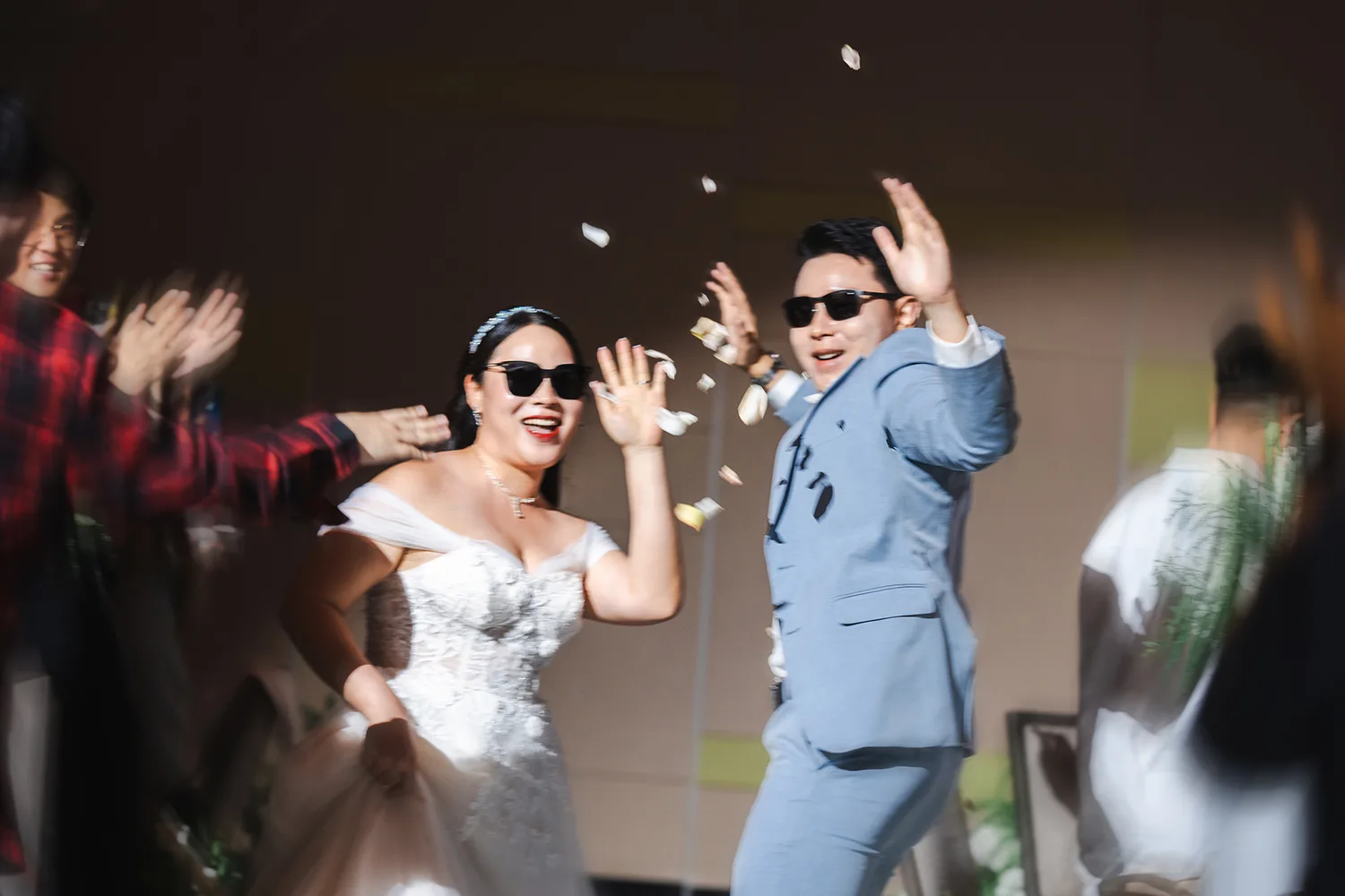 Actual day wedding at Parkroyal on Beach Road, Singapore.