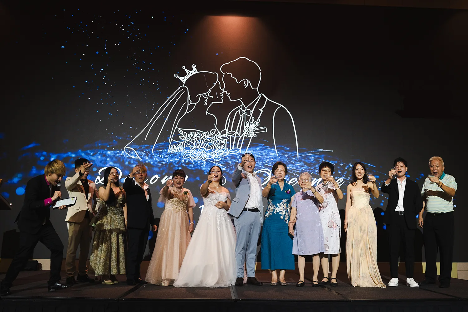 Actual day wedding at Parkroyal on Beach Road, Singapore.