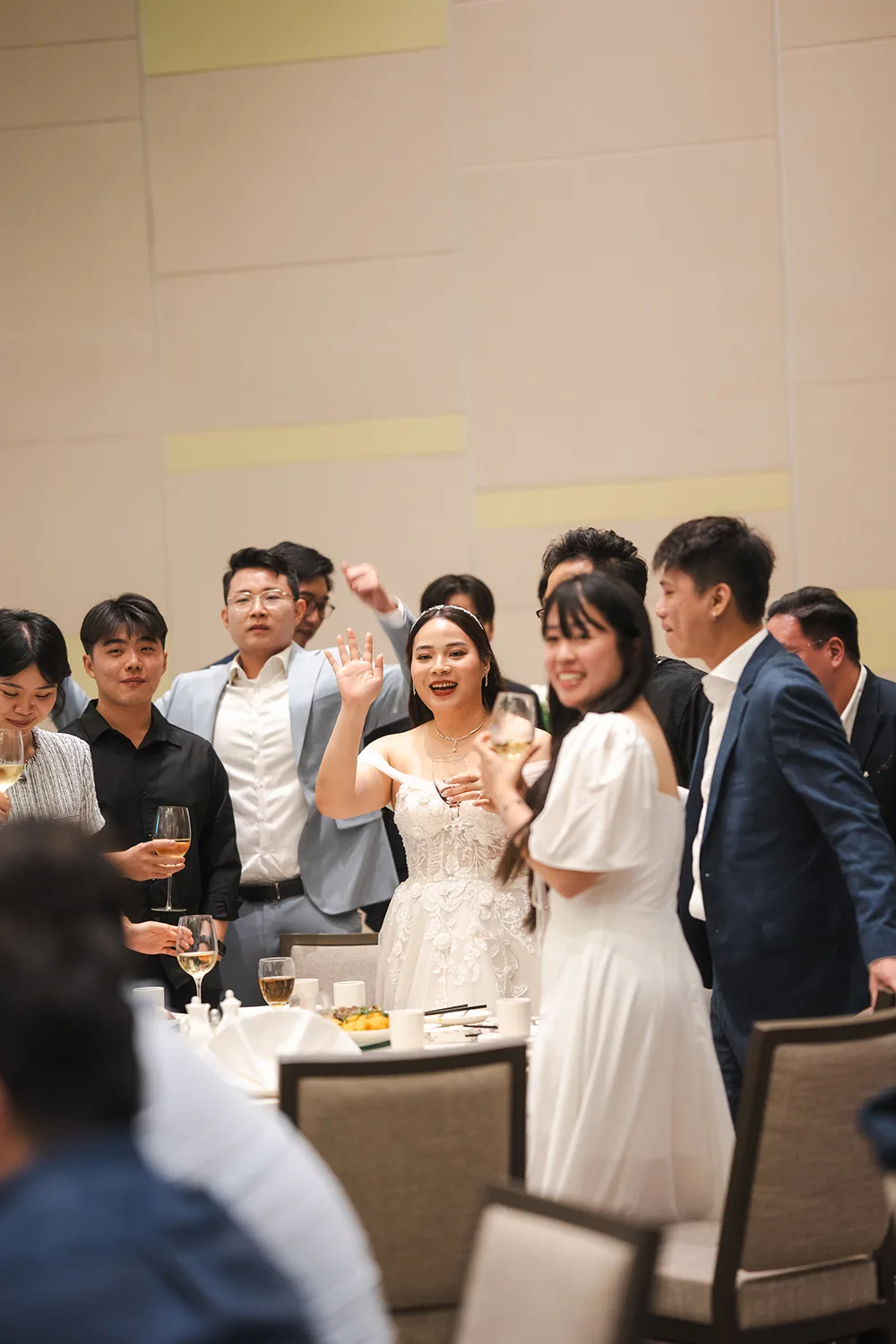 Actual day wedding at Parkroyal on Beach Road, Singapore.