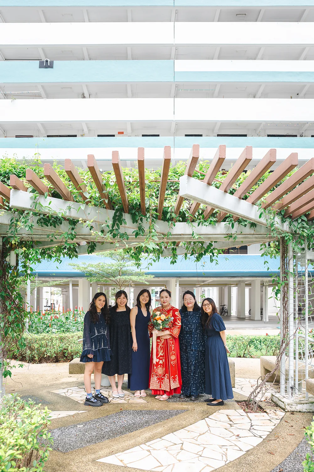 Actual day wedding at Lighthouse Bistro, Singapore.