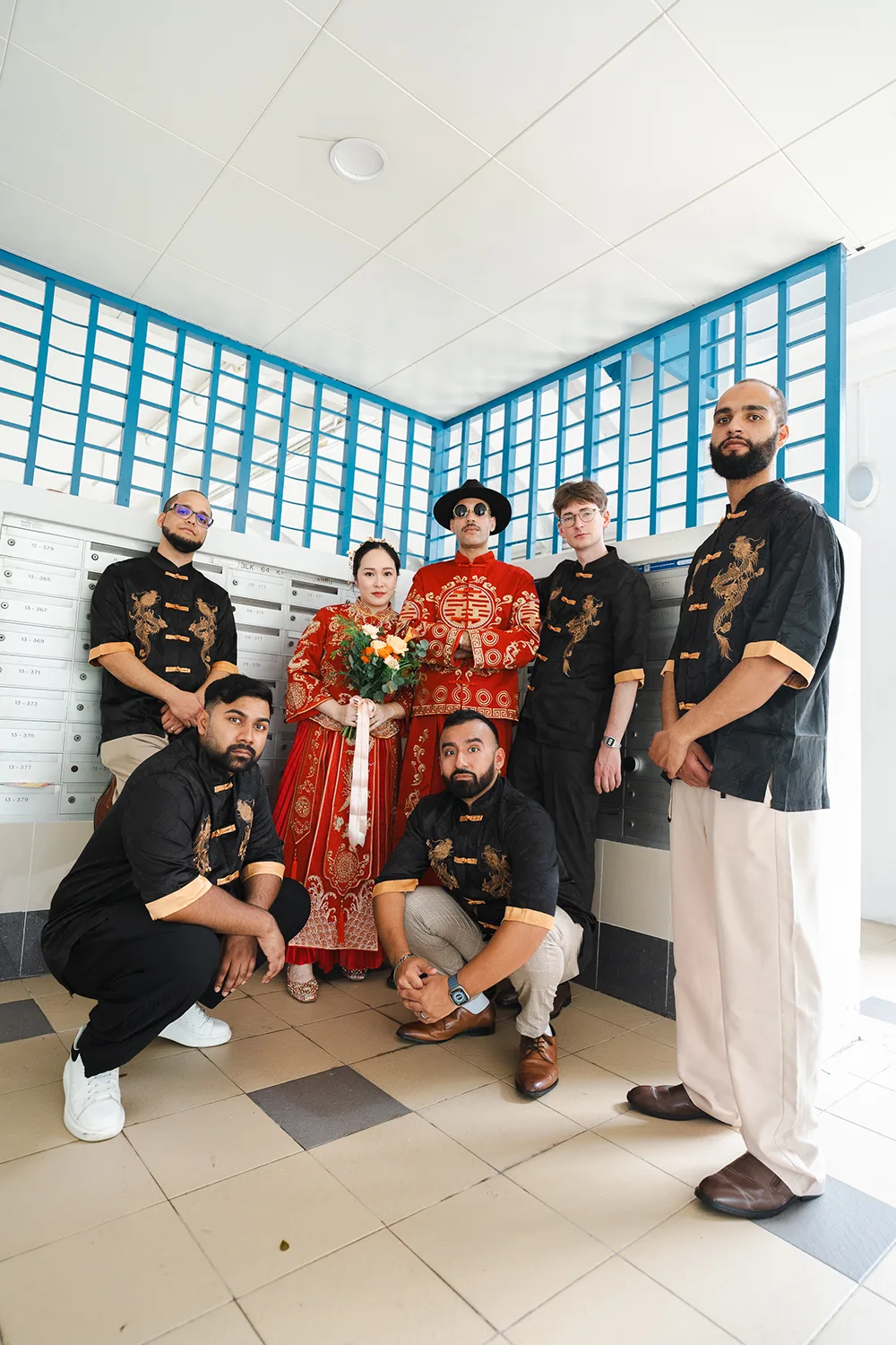 Actual day wedding at Lighthouse Bistro, Singapore.