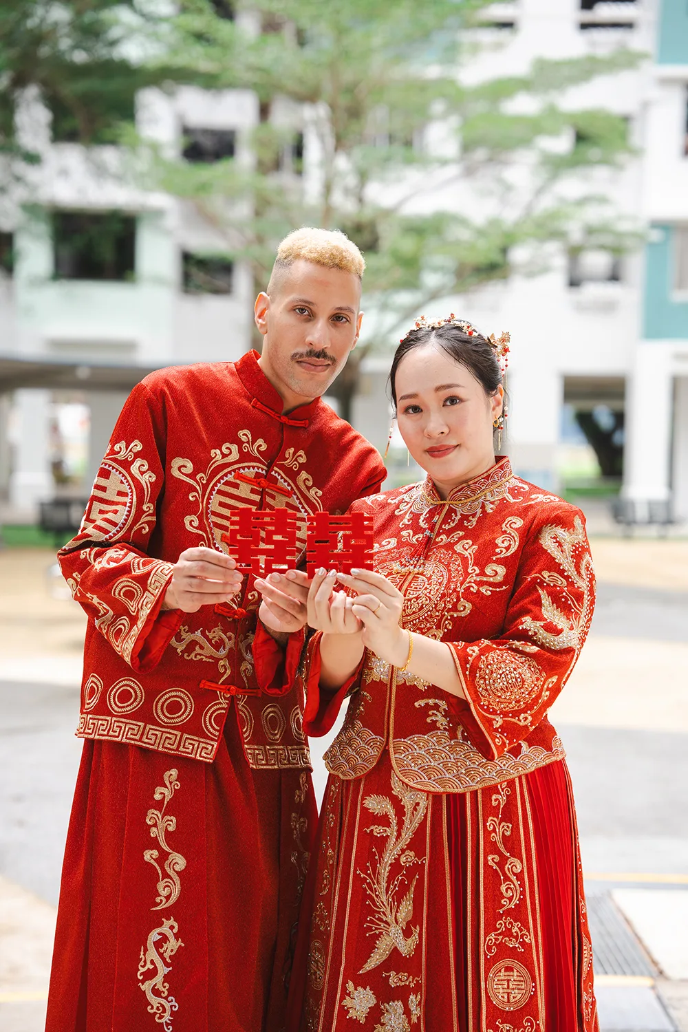 Actual day wedding at Lighthouse Bistro, Singapore.