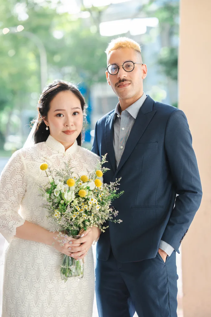 Actual day wedding at Lighthouse Bistro, Singapore.