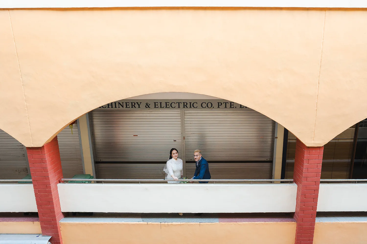 Actual day wedding at Lighthouse Bistro, Singapore.