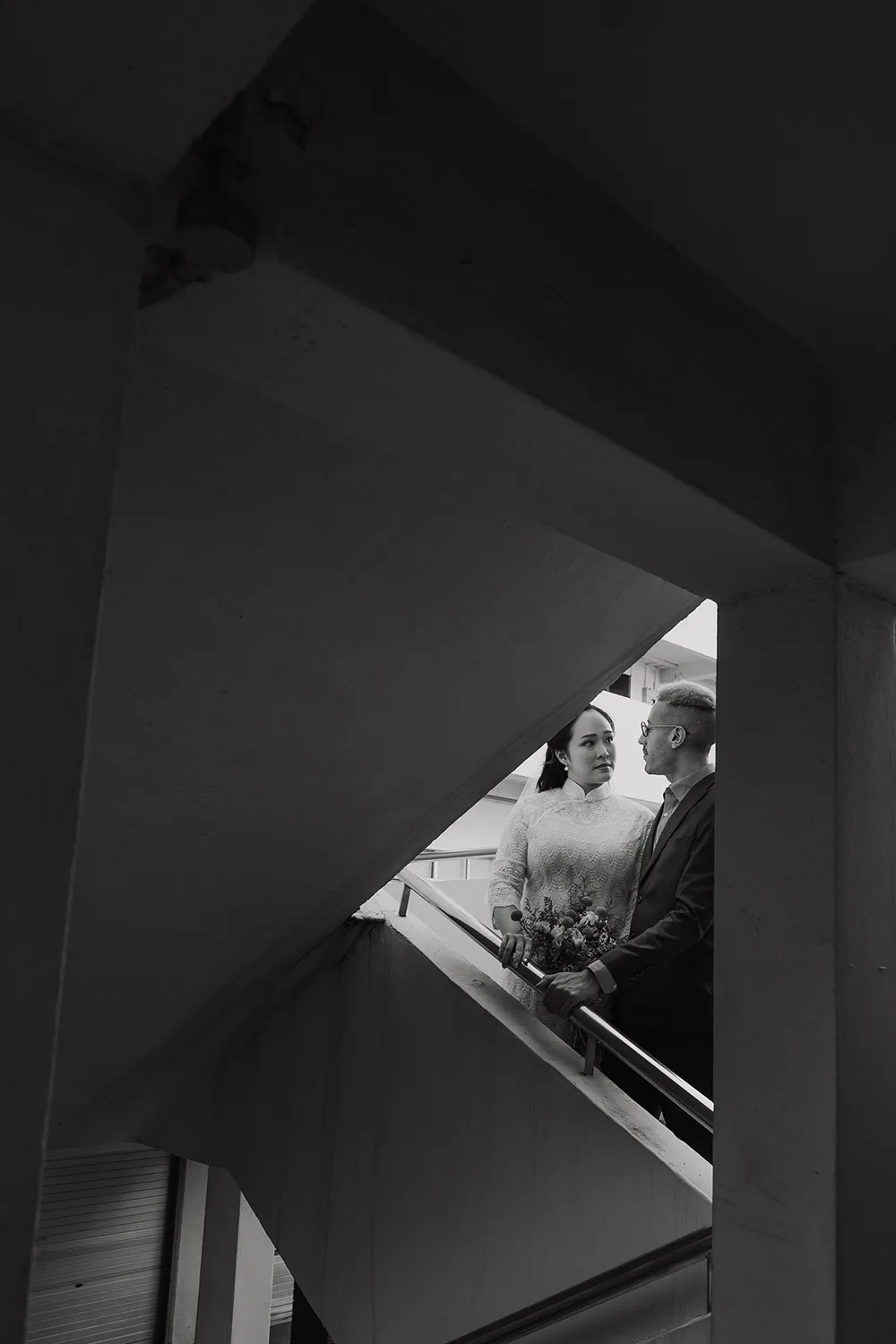 Actual day wedding at Lighthouse Bistro, Singapore.