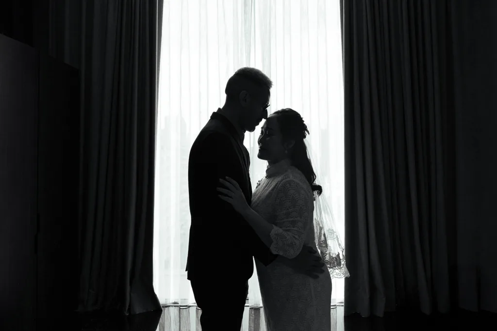 Actual day wedding at Lighthouse Bistro, Singapore.