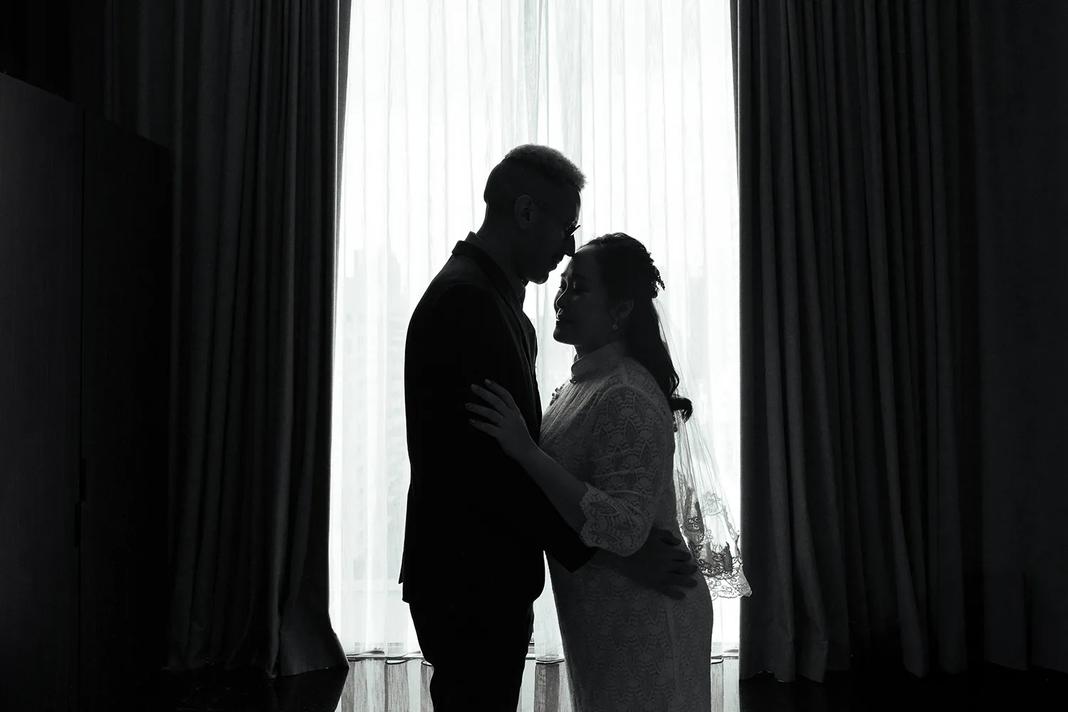 Actual day wedding at Lighthouse Bistro, Singapore.