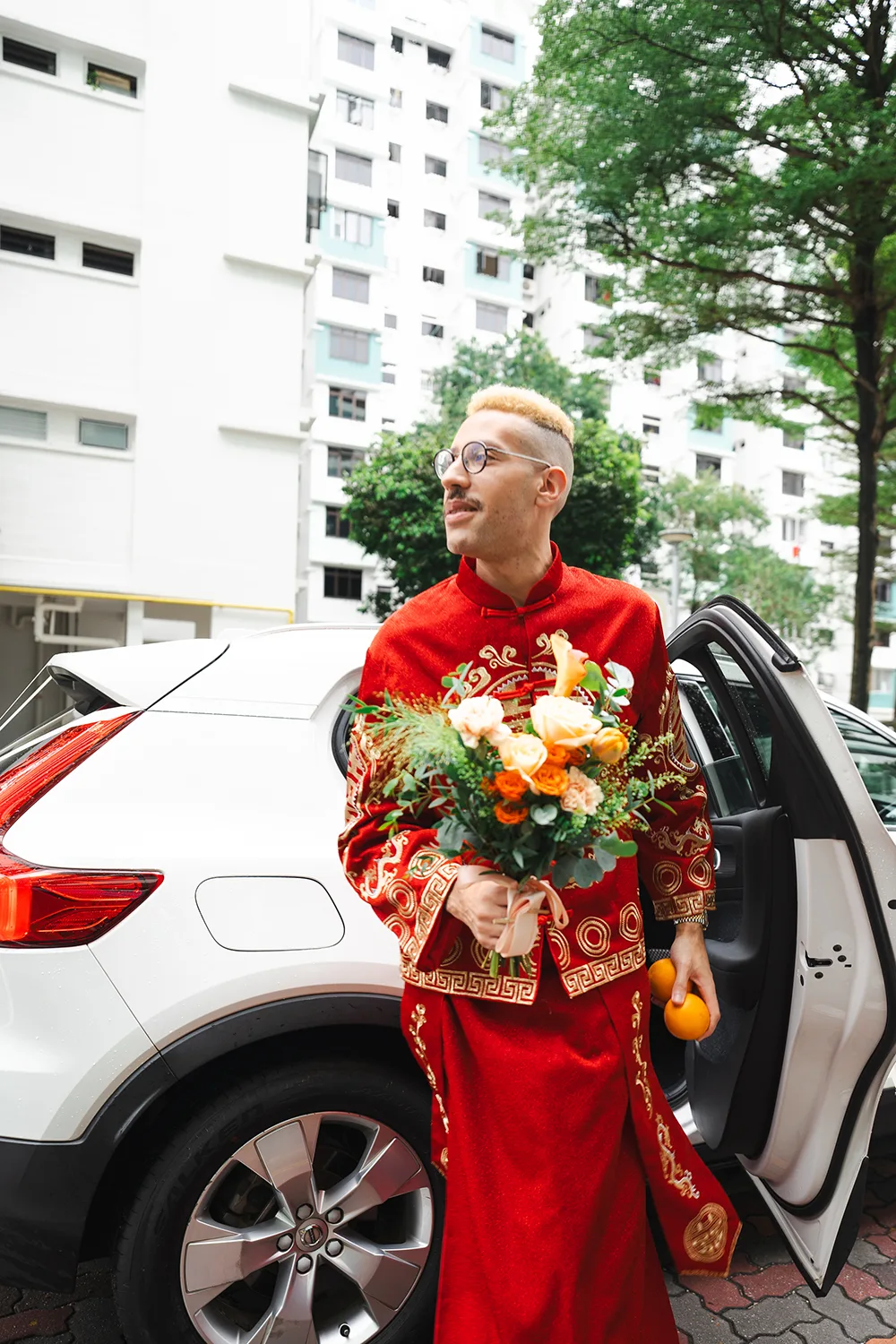 Actual day wedding at Lighthouse Bistro, Singapore.