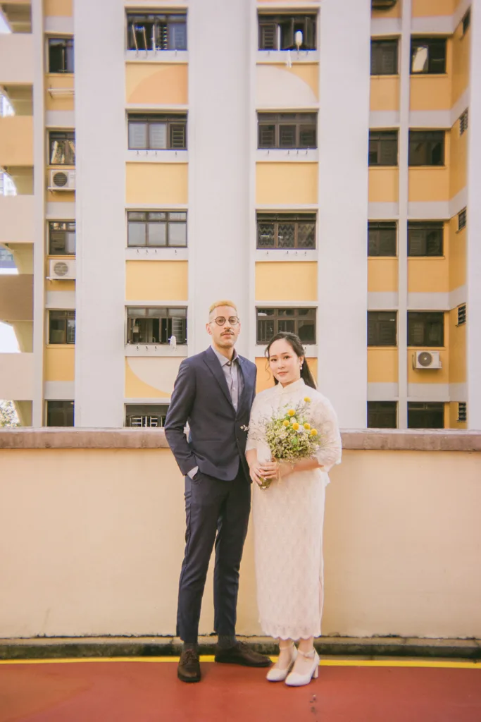 Actual day wedding at Lighthouse Bistro, Singapore.