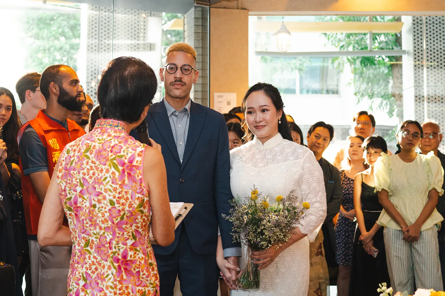 Actual day wedding at Lighthouse Bistro, Singapore.