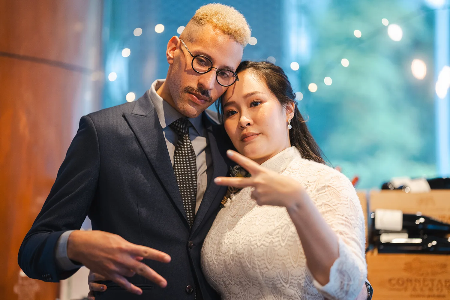 Actual day wedding at Lighthouse Bistro, Singapore.