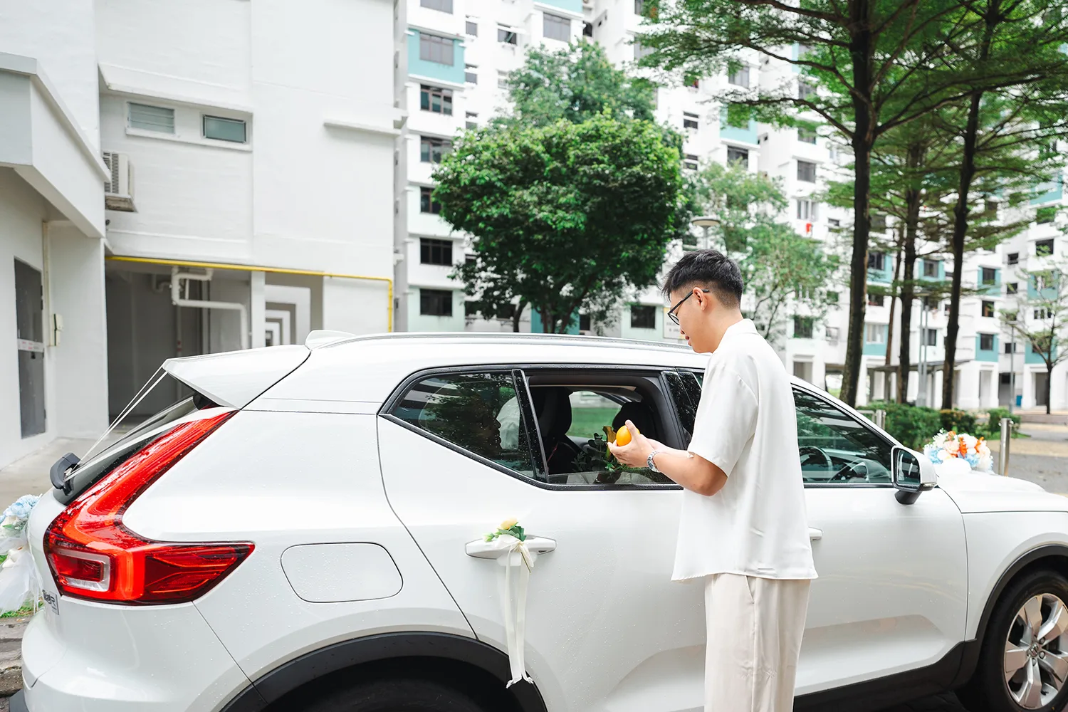 Actual day wedding at Lighthouse Bistro, Singapore.