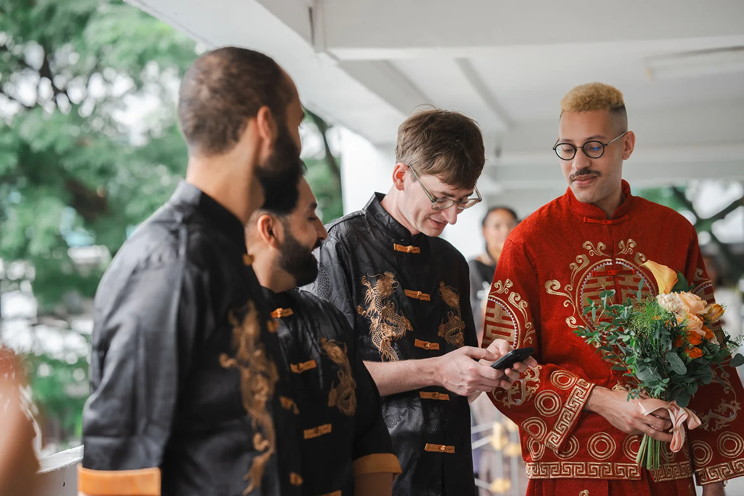 Actual day wedding at Lighthouse Bistro, Singapore.