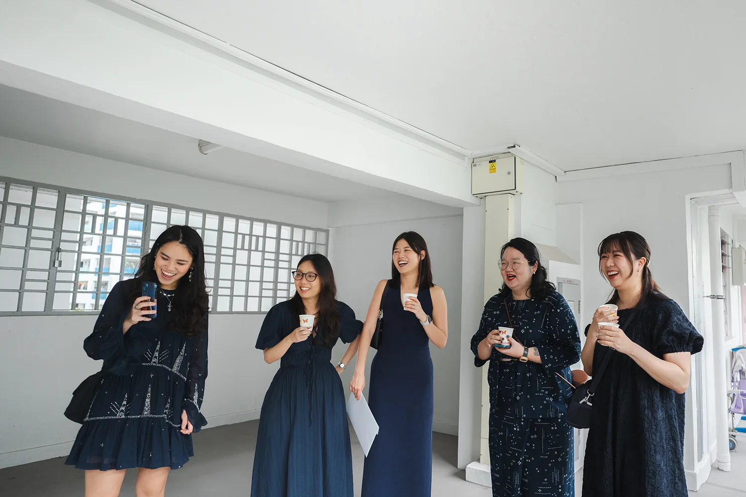 Actual day wedding at Lighthouse Bistro, Singapore.