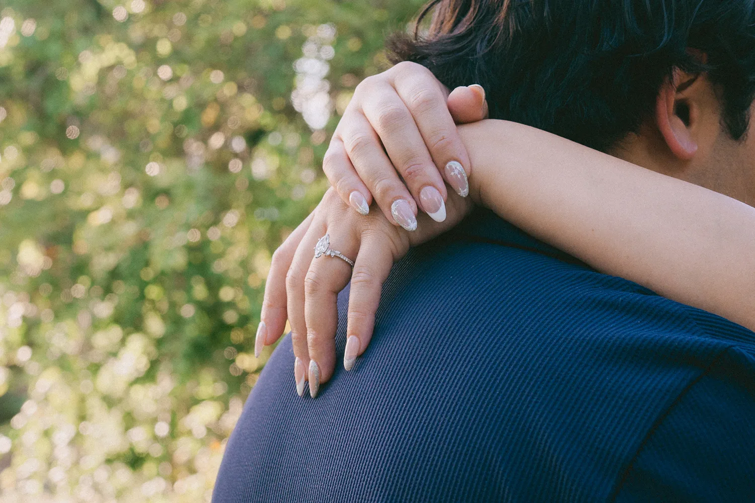 Marriage proposal at Gardens by the Bay, Singapore.