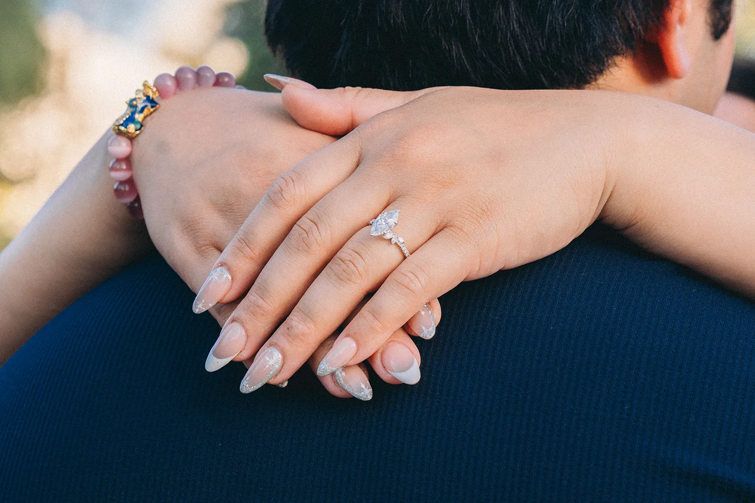 Marriage proposal at Gardens by the Bay, Singapore.