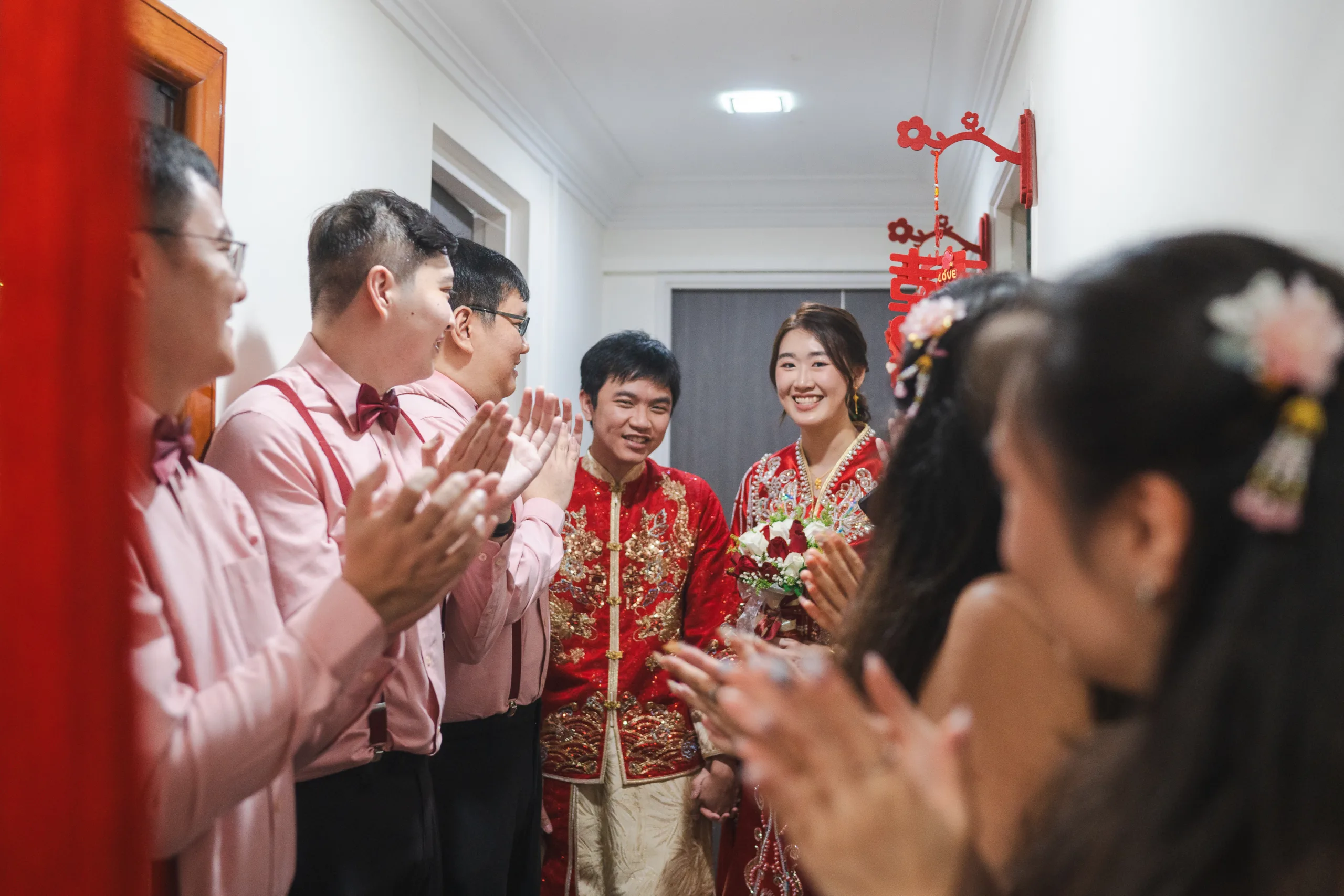 Actual day wedding at Concorde Hotel, Singapore.