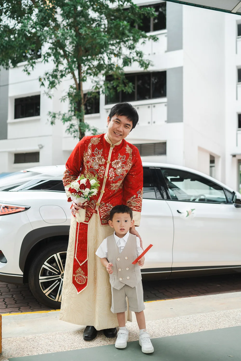 Actual day wedding at Concorde Hotel, Singapore.