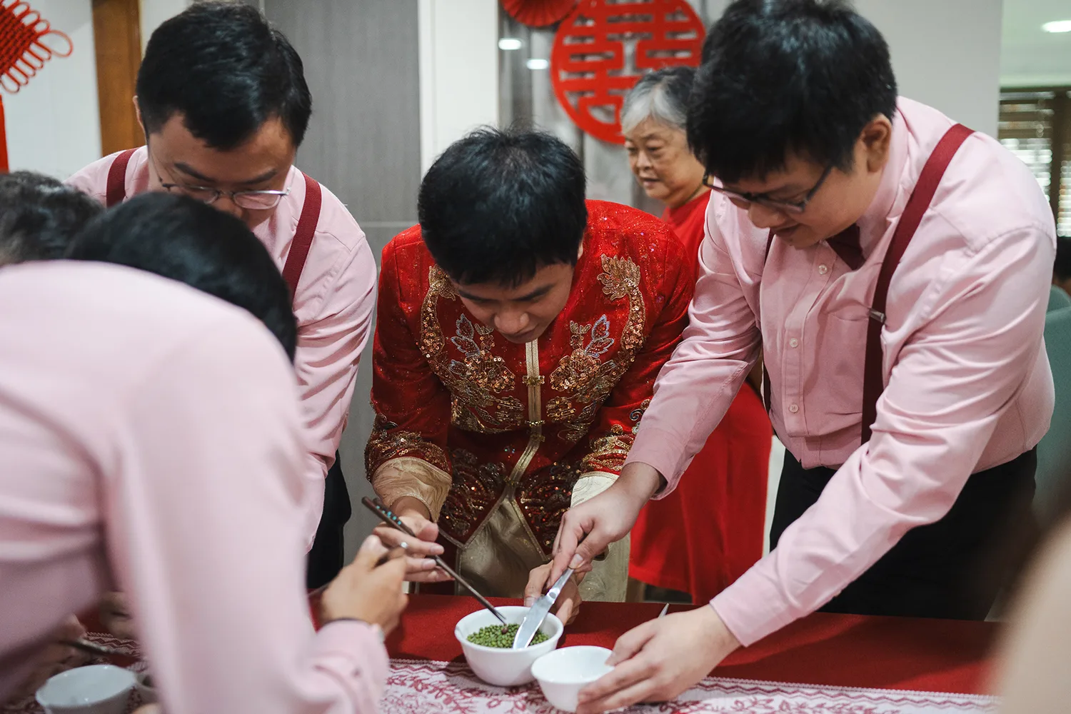 Actual day wedding at Concorde Hotel, Singapore.
