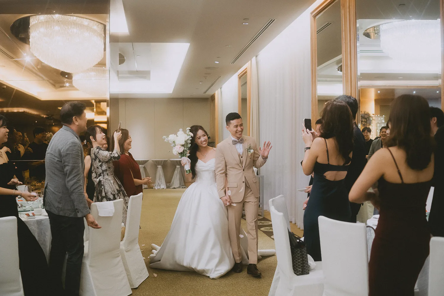 Actual day wedding at Hotel JEN Tanglin, Singapore.