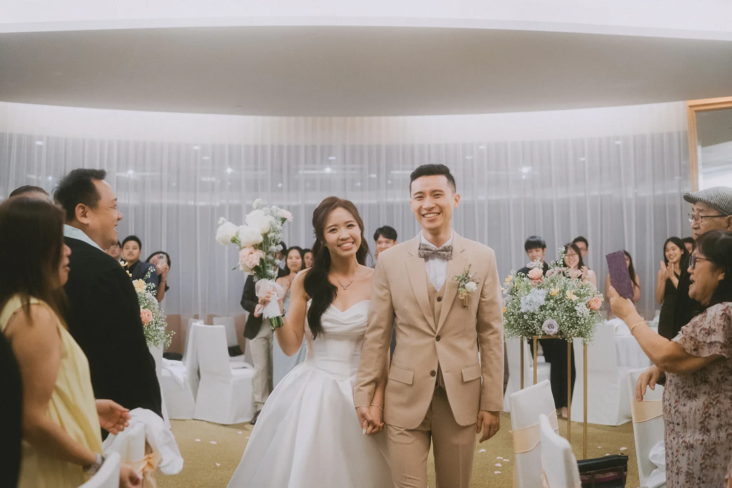 Actual day wedding at Hotel JEN Tanglin, Singapore.