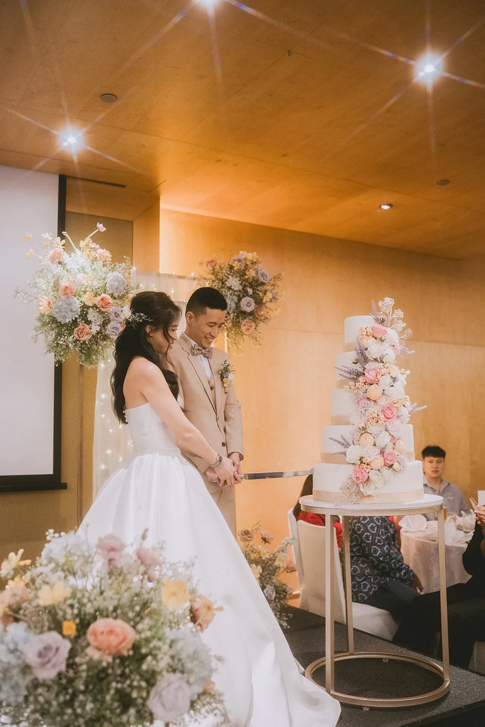 Actual day wedding at Hotel JEN Tanglin, Singapore.
