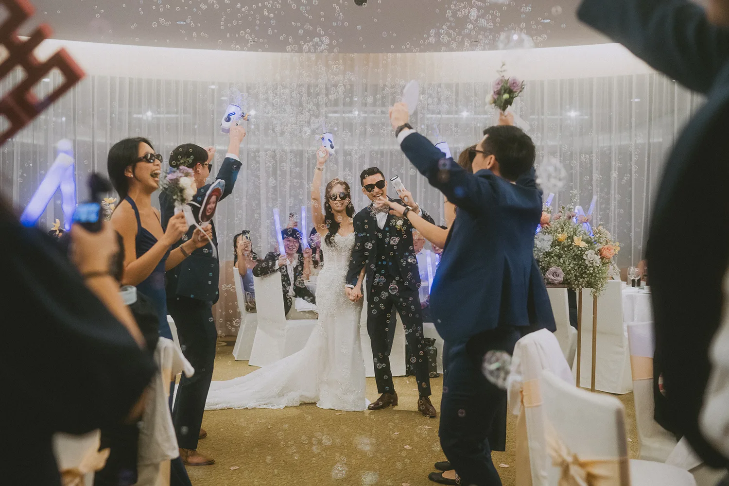 Actual day wedding at Hotel JEN Tanglin, Singapore.