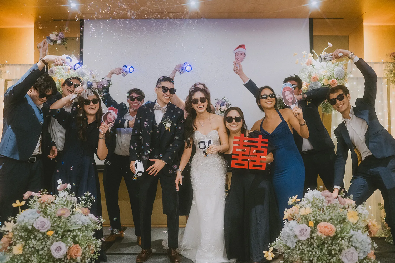 Actual day wedding at Hotel JEN Tanglin, Singapore.