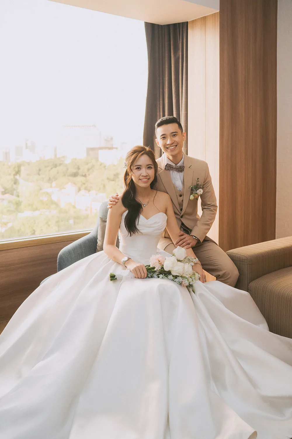 Actual day wedding at Hotel JEN Tanglin, Singapore.