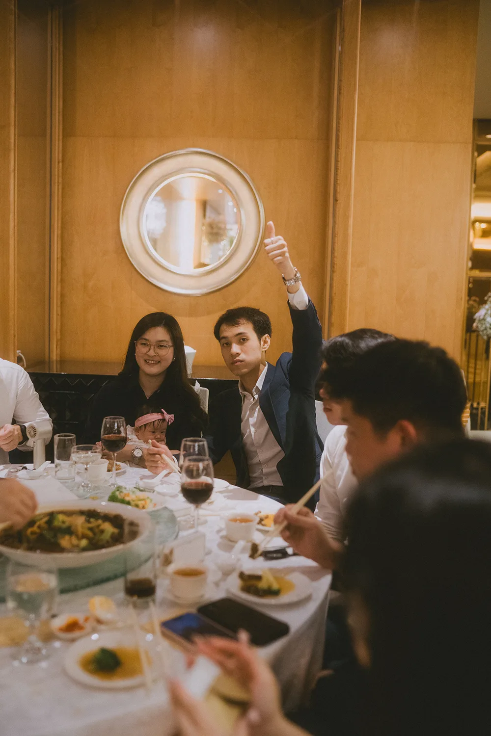 Actual day wedding at Hotel JEN Tanglin, Singapore.