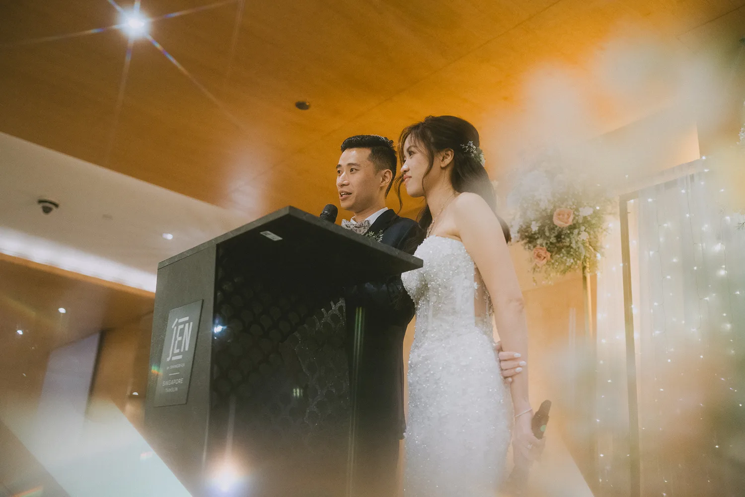 Actual day wedding at Hotel JEN Tanglin, Singapore.