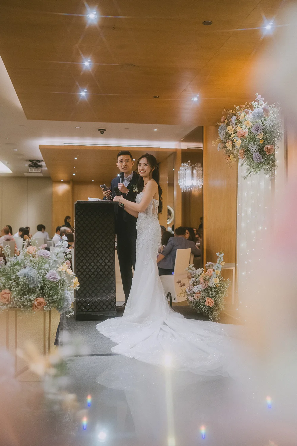 Actual day wedding at Hotel JEN Tanglin, Singapore.