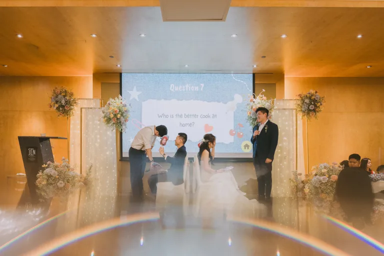 Actual day wedding at Hotel JEN Tanglin, Singapore.