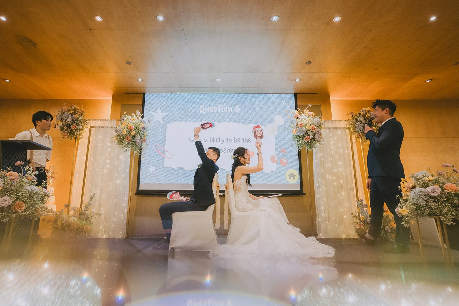 Actual day wedding at Hotel JEN Tanglin, Singapore.