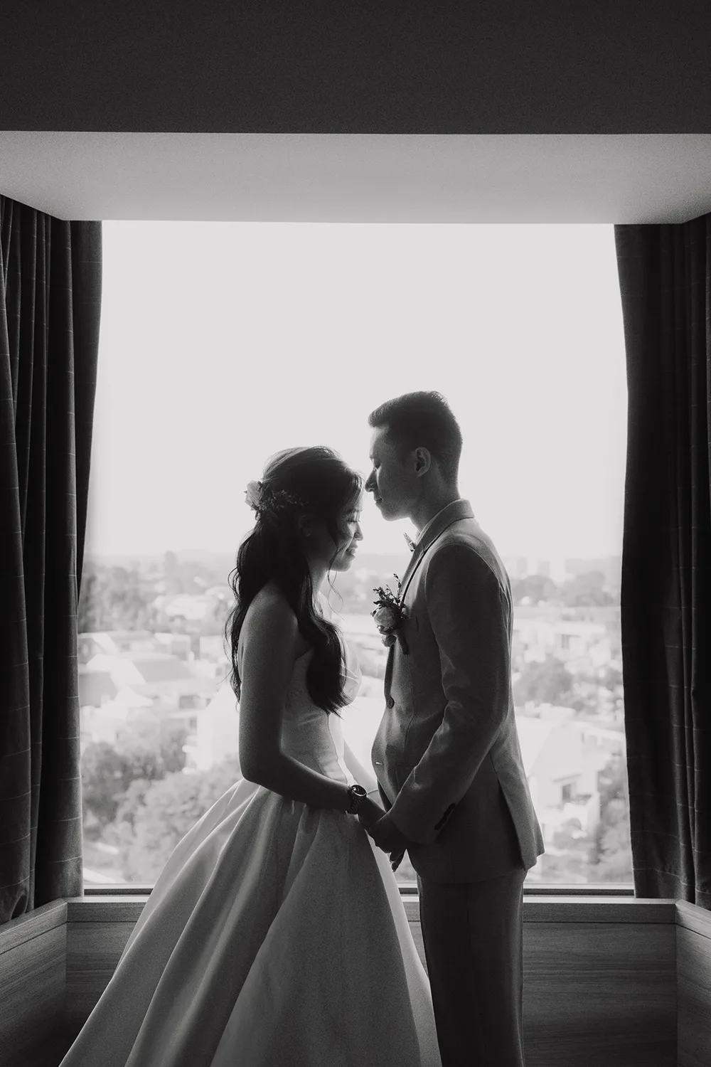 Actual day wedding at Hotel JEN Tanglin, Singapore.